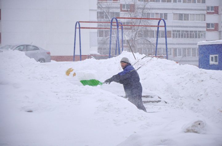 В пятницу в Челнах обещают большой снегопад