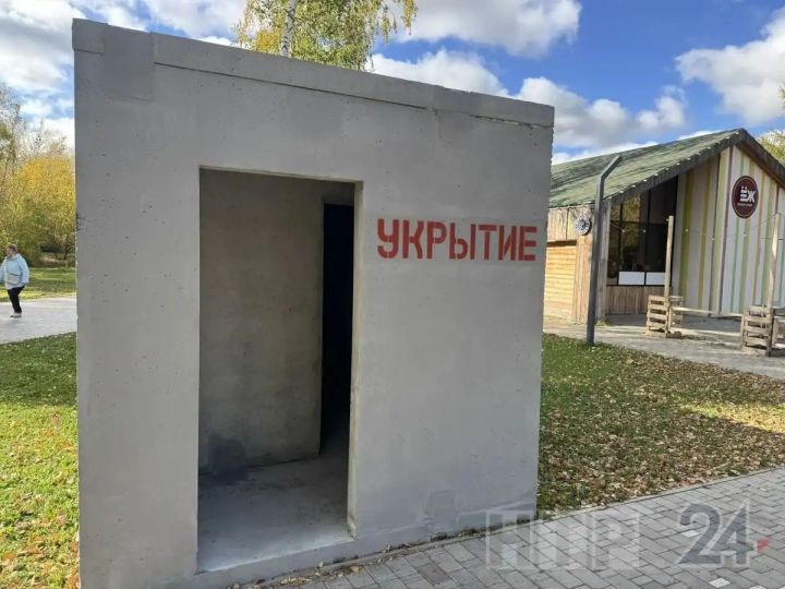 Первое укрытие в городской среде Татарстана появилось в Нижнекамске
