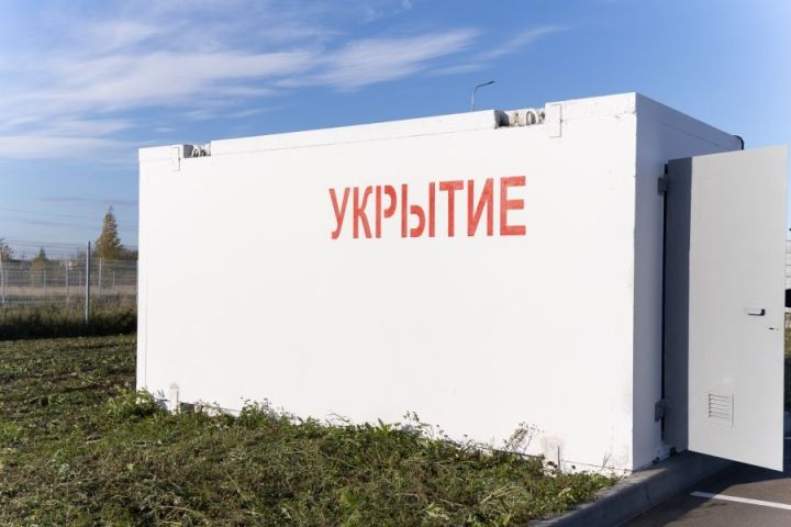 В Нижнекамске установили железобетонное укрытие в промпарке