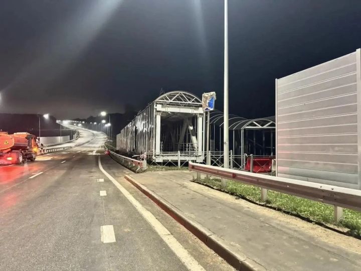 Светофор установят на месте рухнувшего перехода в Татарстане