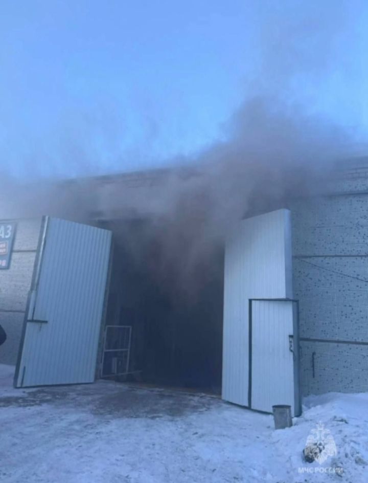 В Набережных Челнах при пожаре в гараже пострадали двое мужчин