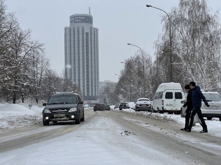 В Челнах завтра обещают небольшой снегопад