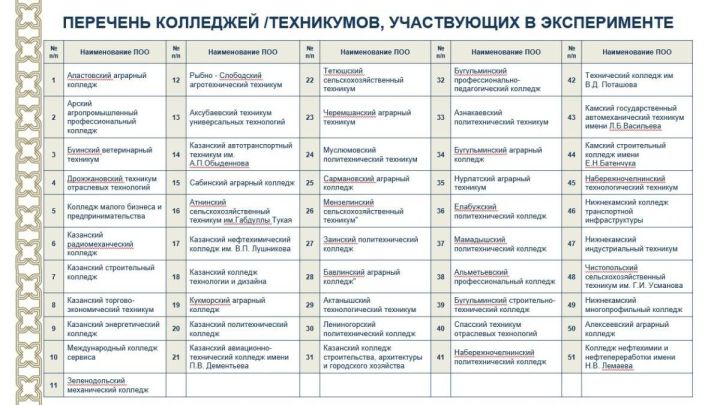 Только два экзамена: в какие колледжи смогут поступить девятиклассники Татарстана