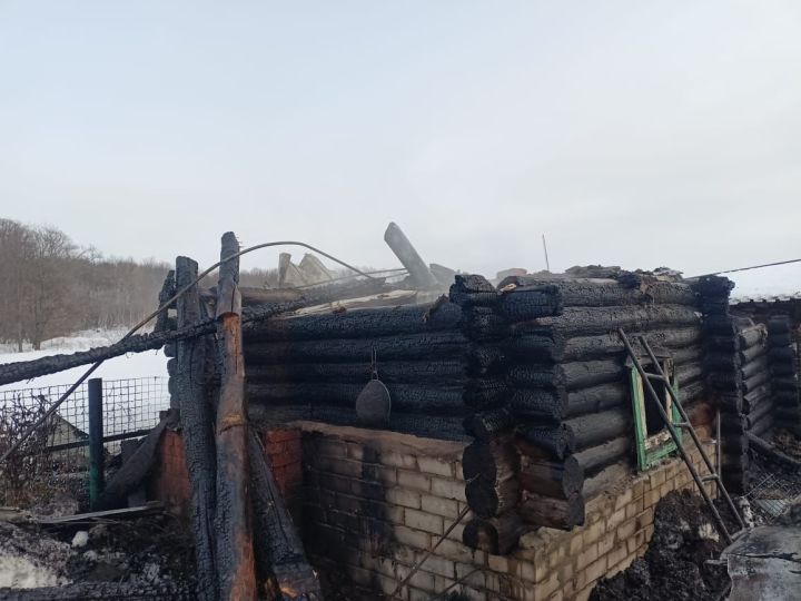 Под Челнами баня сгорела из-за дымоходной трубы