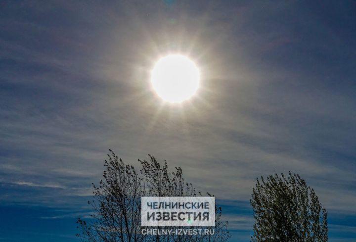 В Челнах обещают теплый, солнечный день
