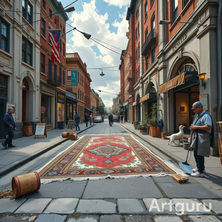 За выбивание ковров во дворе могут оштрафовать на 5 тысяч рублей