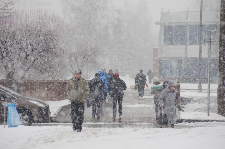 Снег и морозы обещают в Татарстане