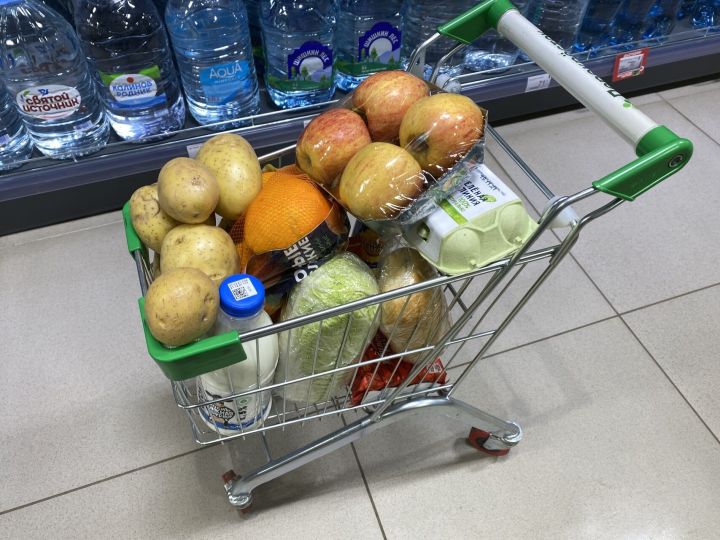 Стоимость минимального набора продуктов в Татарстане выросла до 6700 рублей