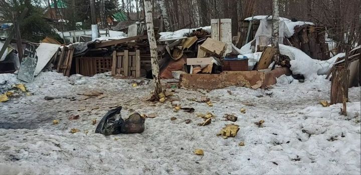 Садовод в СНТ «Дизелист» под Челнами организовал свалку на своем участке