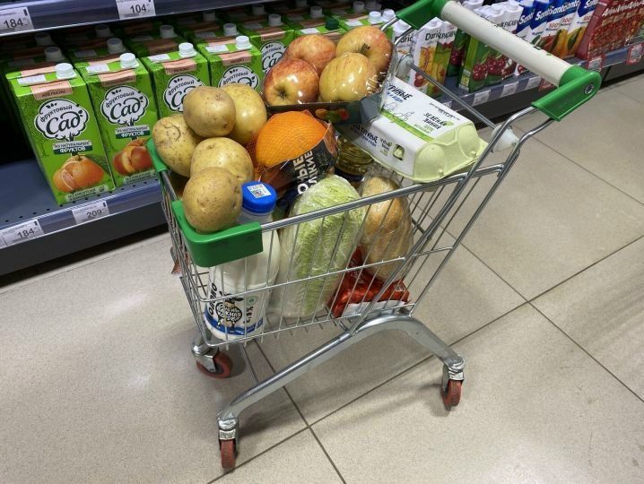 Минимальный набор продуктов в Татарстане подорожал до 6,8 тысячи рублей