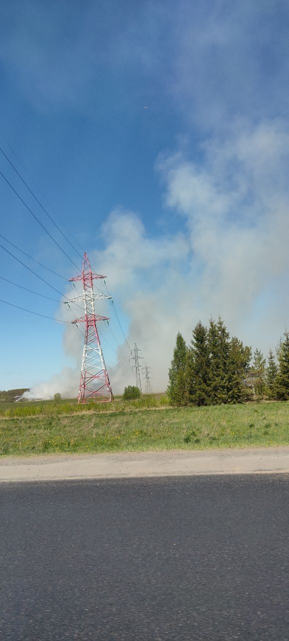 Пожар на полигоне ТБО в Татарстане пришлось засыпать грунтом