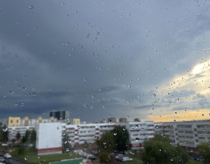 В Татарстане открылся сезон дождей, возможен град