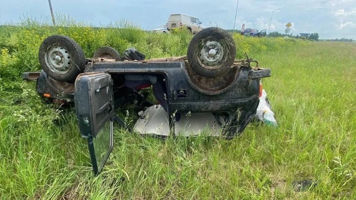 Улетел в кювет: в Татарстане за рулем «Лады» погиб мужчина