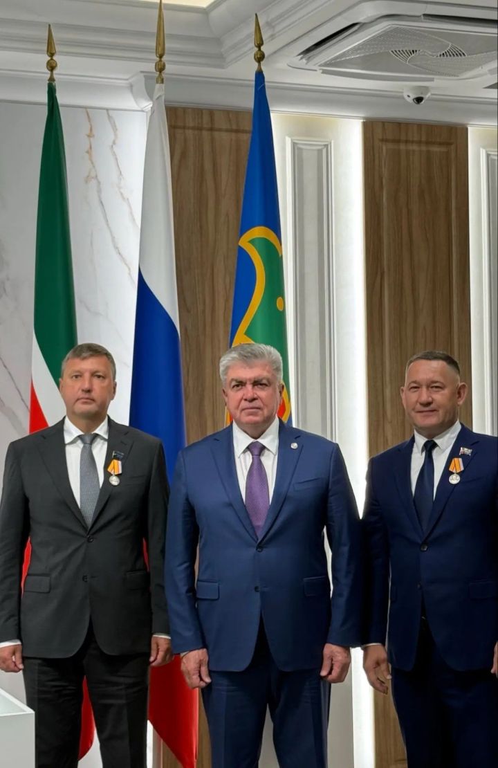 Депутаты горсовета Челнов получили медали от Минобороны России