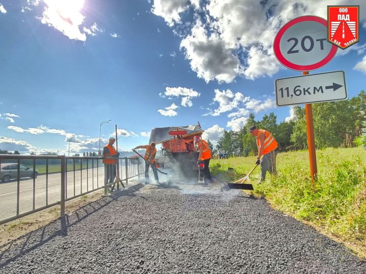 Специалисты ПАД приступили к обновлению тротуара у поликлиники №2 в Челнах