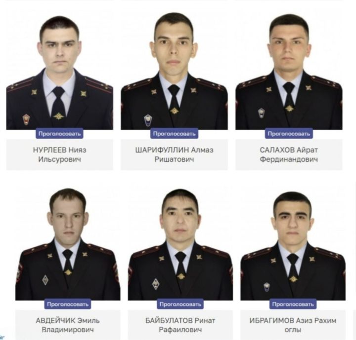 Шесть полицейских из Челнов поборются за звание «Народного участкового-2026»