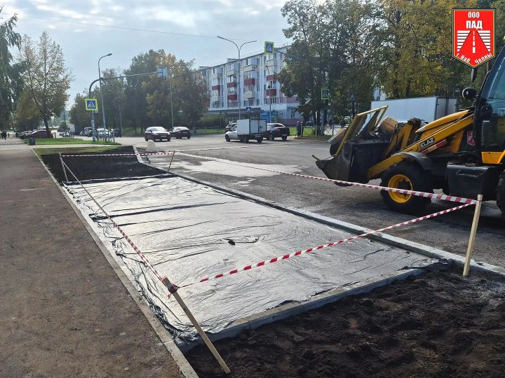В Челнах обустраивают остановку «Гостиница Татарстан»