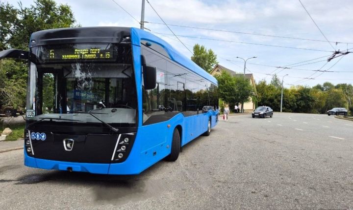 В Казани завершились испытания троллейбуса КАМАЗ-62825