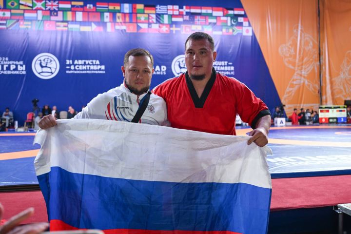 Борец из Челнов Радик Салахов стал победителем Всемирных Игр кочевников